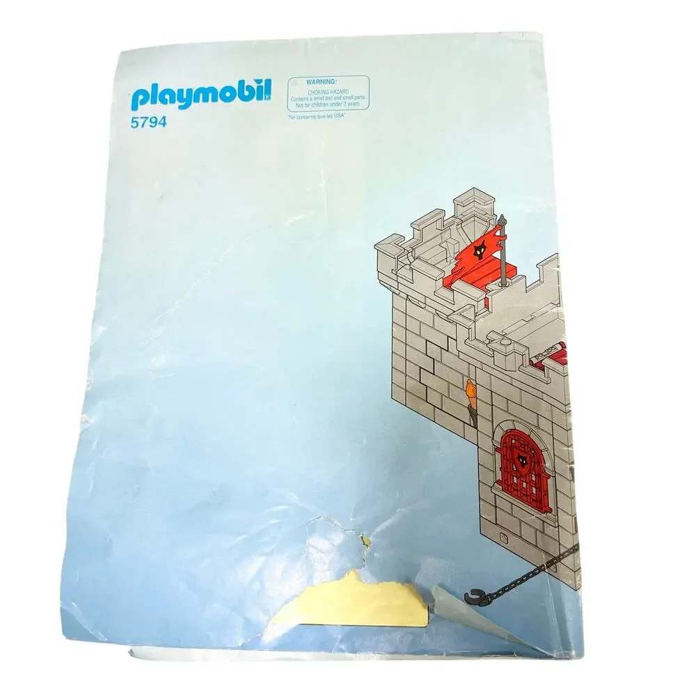 Playmobil 5794 Knights Dungeon Castle Medieval Fortress Figures Manual Complete